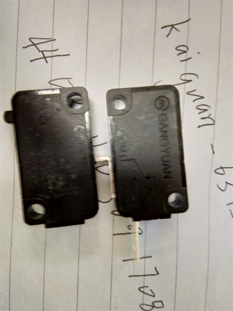 微動開關(guān)結(jié)構(gòu)圖